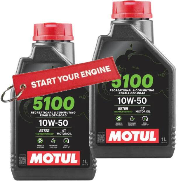 Motoröl Motul für KTM Duke / RC 125 Technosynthese 2 Liter 10W50