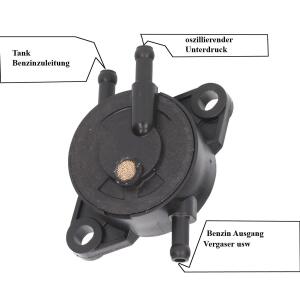 Fuel pump vacuum for Aprilia, Piaggio, Vespa, Gilera, Derbi 50-250cc