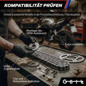 Kettensatz X-Ring für Yamaha XSR 700 Xtribute Bj.16-22