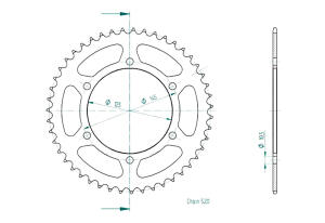 Sprocket Z.47 Yamaha MT-03 660