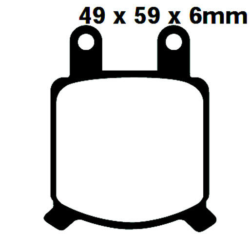 Bremsbelag vorne Moto Morini 3 1/2 Sport