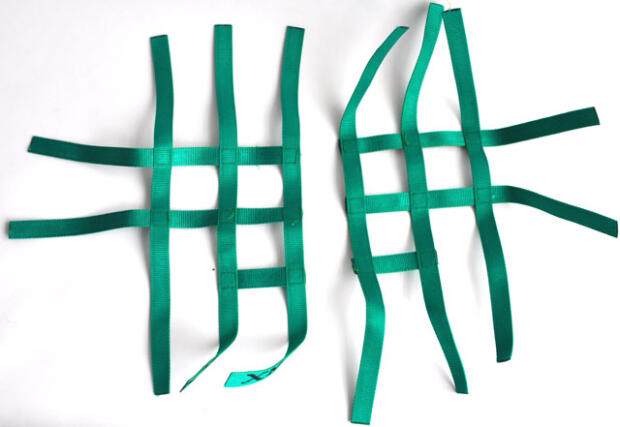 Nerfbar Netz Kawasaki KFX grün Nerf bar R1