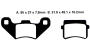 Bremsbeläge Quad Shineray XY200ST II E-B vorne