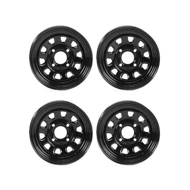 Wheel set for CFMoto CForce 450 EFI One steel rims in black