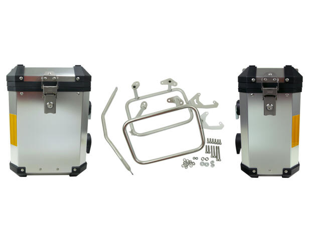 Coffre Touring Case KTM Adventure 1050 1090 1290 R Super Adventure Valise Latérale Aluminium 31+45 Litres