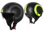 Helm Jet Origine Sierra Round Matt Fluo Yellow-Black