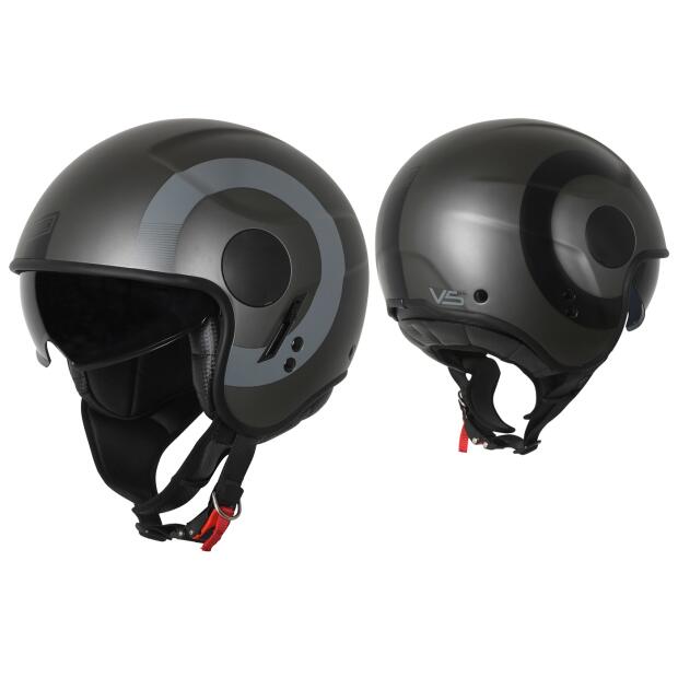Jet Helmet  Origine Sierra Round Matt Black-Titanium