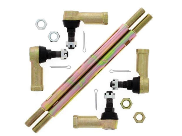 Spurstangen kit für Yamaha Grizzly Bruin Wolverine Big Bear Kodiak YFM 350 400 450  All Balls 4x Spurstangenkopf 2x Spurstange