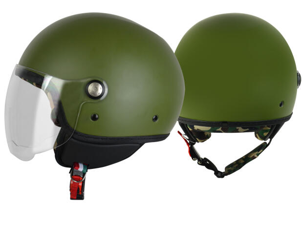 Jet Helmet  Origine Mio Army Green 58/M