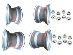 Felgen Satz Herkules Adly Hurricane / Supermoto 450 / 500 10x8-110/10x5-110 + Radmutter