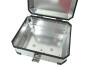 Topcase Aluminium 22Liter Motorrad Enduro universal mit Edelstahl Adapterplatte