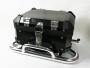Topcase Aluminium 22Liter Motorrad Enduro universal mit Edelstahl Adapterplatte