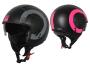 Helm Jet Origine Sierra Round Matt Fluo Fuxia-Black
