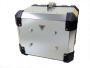 Topcase aluminum Quad ATV 33 liter universal with stainless steel plate