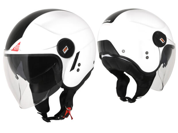 Jet Helmet  Origine Alpha Next Black-Red-White