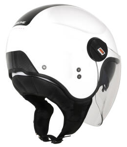 Jet Helmet  Origine Alpha Next Black-Red-White