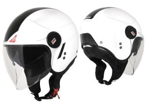 Jet Helmet  Origine Alpha Next Black-Red-White