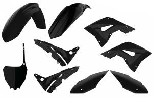 Plastic Kit black Honda CR 125 R CR 250 R CRF 250 R