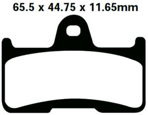 Bremsbeläge hinten CF Moto CForce 625 700 800 820 850