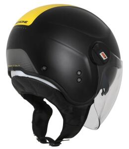 Jet Helm Origine Alpha Next Matt Fluo Yellow-Black