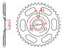 Kettenrad für Honda Z 50 J Monkey 40 Zähne
