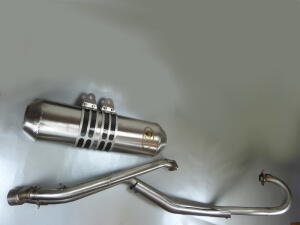 Auspuff für Kawasaki KVF 650 Brute Force Edelstahl...