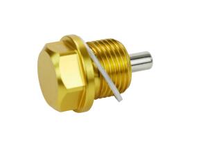 Ölablassschraube für BMW K / K1 / R /S Magnet gold M18x15
