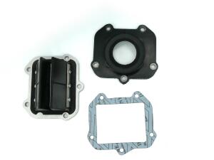 Ansaugstutzen VForce Carbon Membranblock Aprilia RS/SX 125 Rotax 122/123 32mm 34mm Vergaser