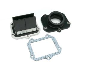 Ansaugstutzen VForce Carbon Membranblock Aprilia RS/SX 125 Rotax 122/123 32mm 34mm Vergaser