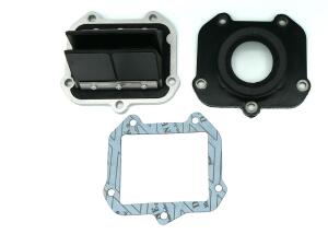 Ansaugstutzen VForce Carbon Membranblock Aprilia RS/SX 125 Rotax 122/123 32mm 34mm Vergaser