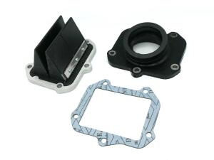 Ansaugstutzen VForce Carbon Membranblock Aprilia RS/SX 125 Rotax 122/123 32mm 34mm Vergaser
