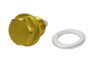 Ölablassschraube für BMW/Aprilia/Harley/Sherco Magnet gold M16x15