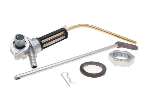 Benzinhahn+Hebel für Vespa GL, GTR, P, PK, Rally, Special, Sprint 50, 80, 125, 150, 200