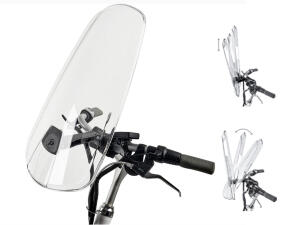 Windschutzscheibe Windschild E-Bike Fahrrad Pedelec