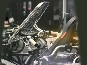 Windschutzscheibe Windschild E-Bike Fahrrad Pedelec