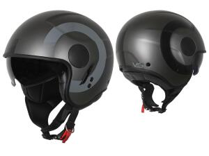 Casque Jet Origine Sierra  Round Matt Black-Titanium 54/XS