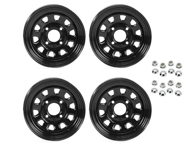 Felgen Satz für Herkules Cectek Gladiator Kingcobra 500 EFI Stahlfelgen mit ABE + Radmuttern