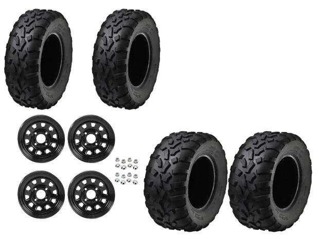 Räder Satz Herkules Cectek Gladiator Kingcobra 500 EFI Stahlfelgen mit TüV + Radmuttern