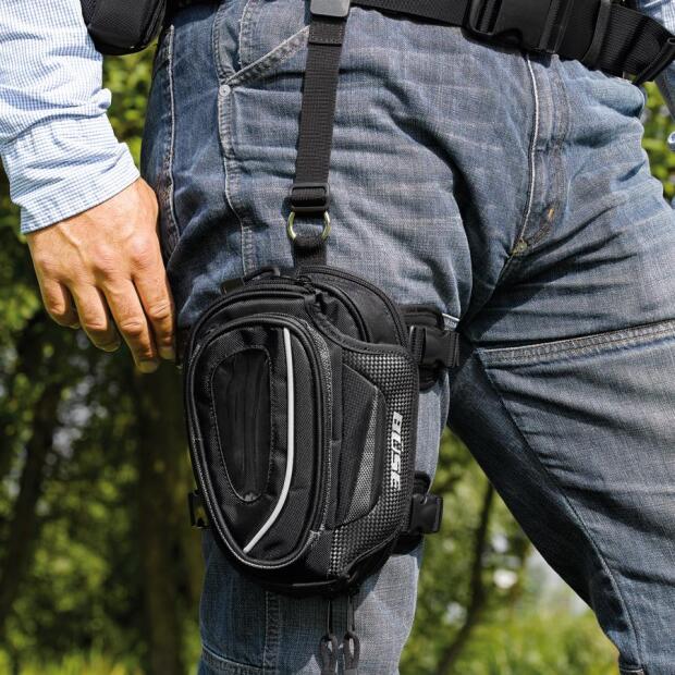 Büse Motorrad Oberschenkeltasche Beintasche 2,5l 23x12x8cm
