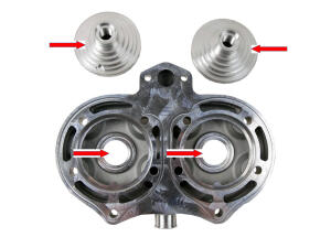 Cylinder head deployment Yamaha Banshee YFZ 350...