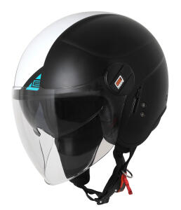 Jet Helm Origine Alpha Next Matt White-Blue-Black
