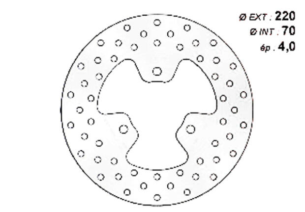 Bremsscheibe hinten Quad SYM 250 Quadlander UA25A1-6