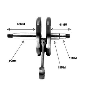 Kurbelwelle für Hercules Sachs 50/2 Hercules 2-Gang Bj 60-66 L15