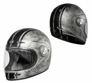 Helm Origine Vega Custom Silber Matt