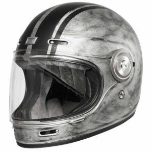 Helm Origine Vega Custom Silber Matt