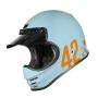 Origine Virgo Danny Hellblau Vintage Helm