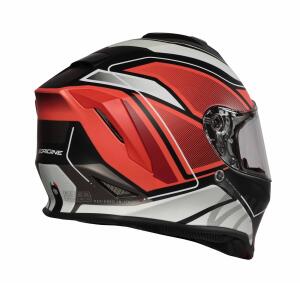 Helm Origine Dinamo Galaxi Fluo rot-schwarz matt