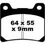 Yamaha YZF 750 R/SP year 93-97 Brake Pads rear