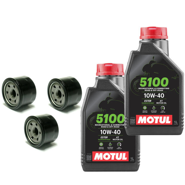 Kundendienst 3x Ölfilter Öl Yamaha Raptor YFM660R/Grizzly Kodiak YFM700/KymcoMXU500 UXV500