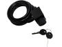 Spiralschloss Fahrradschloss Schlüsselschloss mit zwei Schlüsseln und Halterung für die Sattelklemme